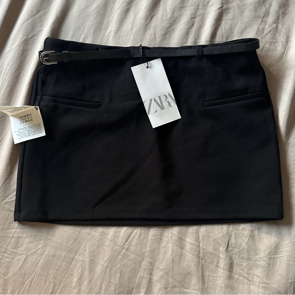 Brand new mini black Zara skirt